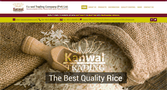 Desktop Screenshot of kanwaltrading.com